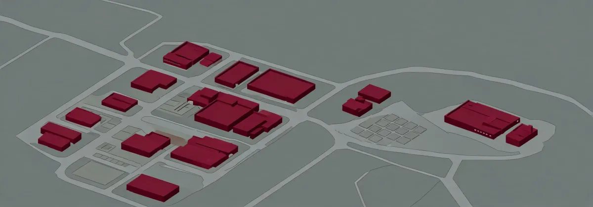 Map illustration of Beachwood Ohio campus area